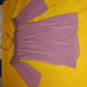 Exhilaration short medium dress it's a burgundy color light burgundy